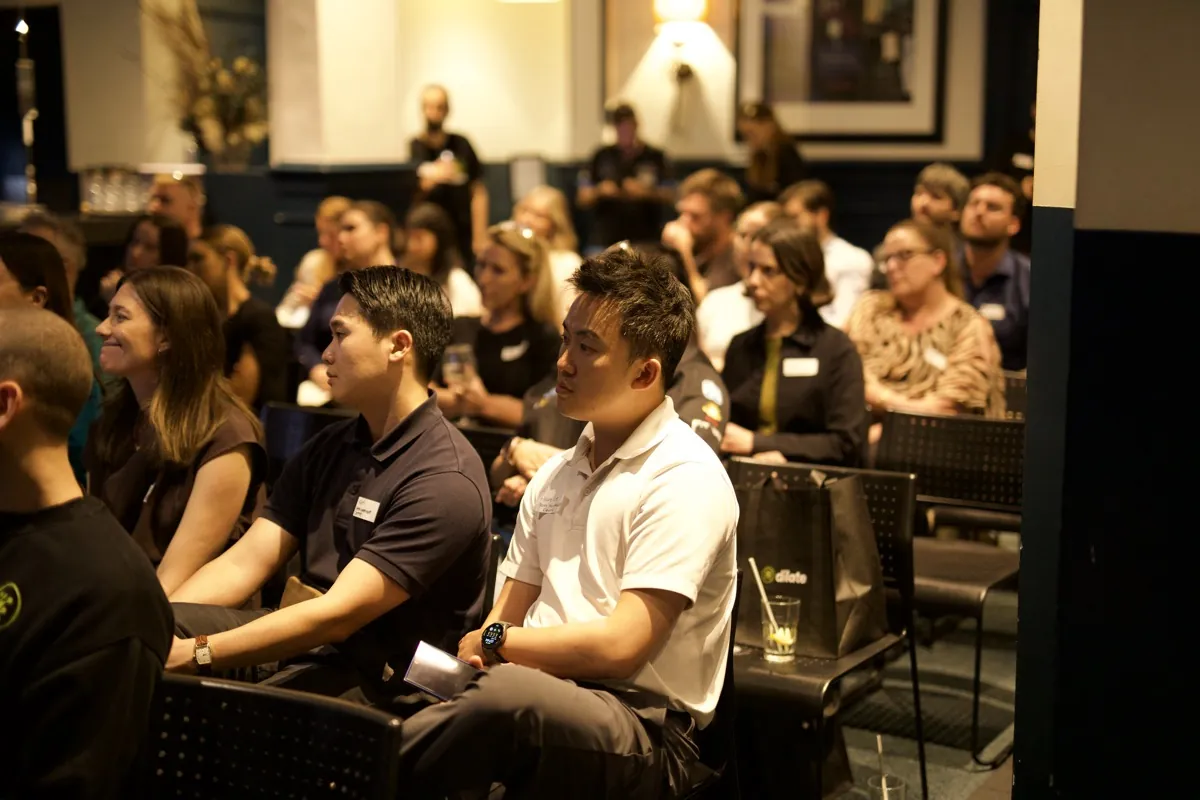 The audience at the Dilate x The Trade Desk event